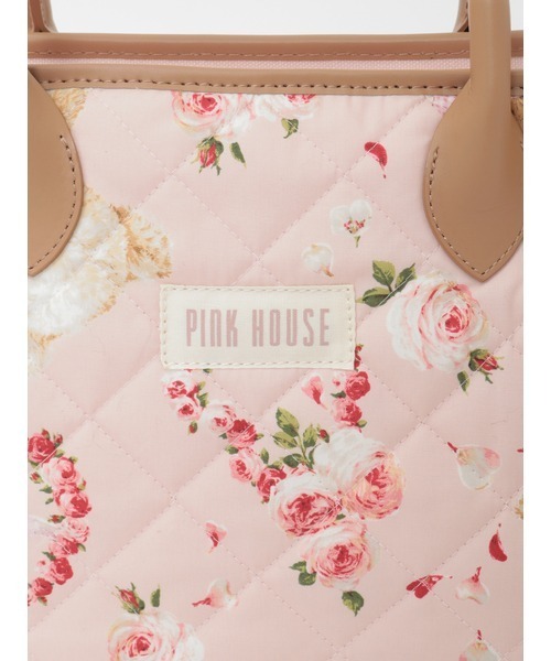 PINK HOUSE(ピンクハウス)の「テディローズプリントキルティングバッグ(トートバッグ・レディース・キナリ/ブラック/ラベンダー/ピンク/スカイブルー・フリー)」の17枚目の写真