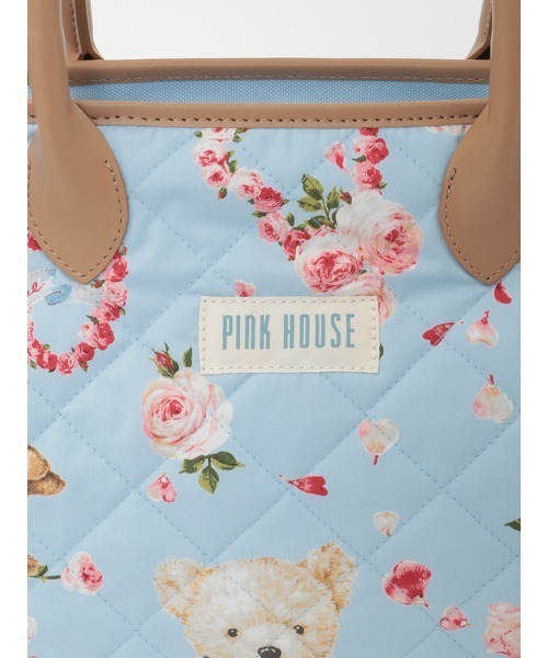 PINK HOUSE(ピンクハウス)の「テディローズプリントキルティングバッグ(トートバッグ・レディース・キナリ/ブラック/ラベンダー/ピンク/スカイブルー・フリー)」の12枚目の写真