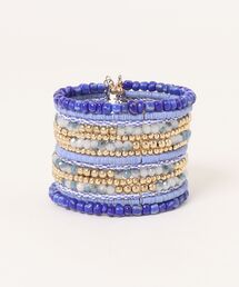 チャイハネ（チャイハネ）の「【チャイハネ】レリアビーズバングル（バングル/リストバンド）」