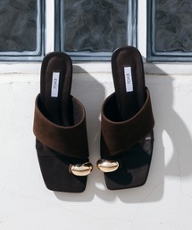 EVOL（イーボル）の「【S-LLサイズ展開・柔らかい】メタルリングスクエアトングサンダル JA5951（サンダル）」