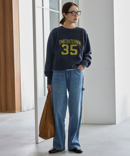 SLOBE IENA(スローブイエナ)の「《追加》LEE/リー SLOBE別注 ペインターパンツ LM7288(デニムパンツ・レディース・スカイブルー・40/38/36)」の2枚目の写真