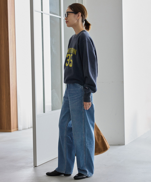 SLOBE IENA(スローブイエナ)の「《追加》LEE/リー SLOBE別注 ペインターパンツ LM7288(デニムパンツ・レディース・スカイブルー・40/38/36)」の3枚目の写真