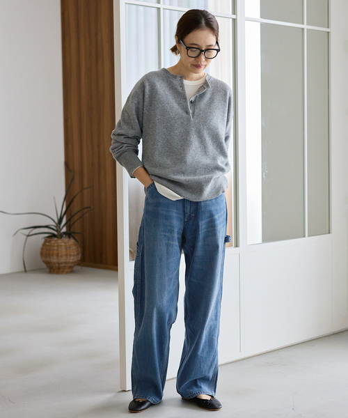 SLOBE IENA(スローブイエナ)の「《追加》LEE/リー SLOBE別注 ペインターパンツ LM7288(デニムパンツ・レディース・スカイブルー・40/38/36)」の8枚目の写真