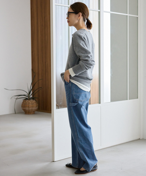 SLOBE IENA(スローブイエナ)の「《追加》LEE/リー SLOBE別注 ペインターパンツ LM7288(デニムパンツ・レディース・スカイブルー・40/38/36)」の9枚目の写真