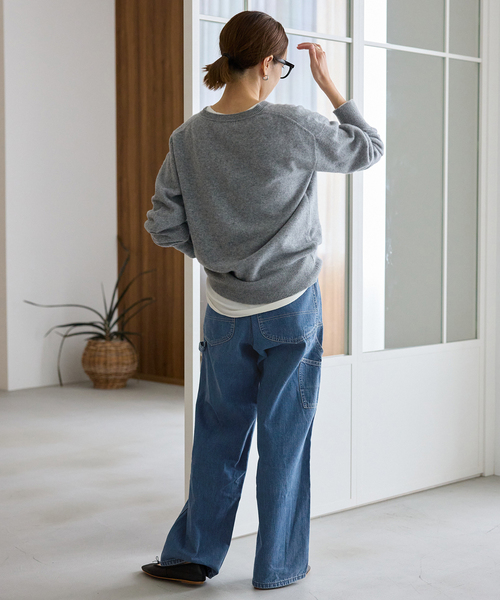 SLOBE IENA(スローブイエナ)の「《追加》LEE/リー SLOBE別注 ペインターパンツ LM7288(デニムパンツ・レディース・スカイブルー・40/38/36)」の10枚目の写真