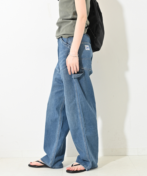 SLOBE IENA(スローブイエナ)の「《追加》LEE/リー SLOBE別注 ペインターパンツ LM7288(デニムパンツ・レディース・スカイブルー・40/38/36)」の21枚目の写真