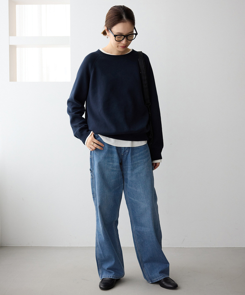 Lee(リー)の「《追加》LEE/リー SLOBE別注 ペインターパンツ LM7288(デニムパンツ・レディース・スカイブルー・40/38/36)」の22枚目の写真