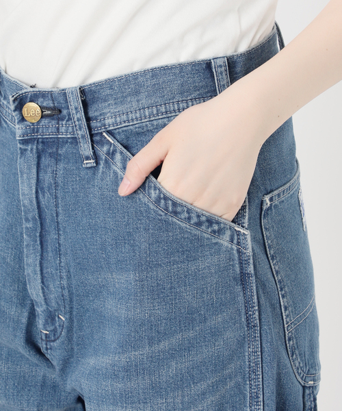 Lee(リー)の「《追加》LEE/リー SLOBE別注 ペインターパンツ LM7288(デニムパンツ・レディース・スカイブルー・40/38/36)」の14枚目の写真