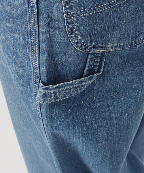 Lee(リー)の「《追加》LEE/リー SLOBE別注 ペインターパンツ LM7288(デニムパンツ・レディース・スカイブルー・40/38/36)」の11枚目の写真