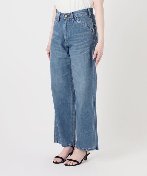 Lee(リー)の「《追加》LEE/リー SLOBE別注 ペインターパンツ LM7288(デニムパンツ・レディース・スカイブルー・40/38/36)」の3枚目の写真
