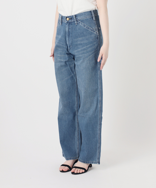 Lee(リー)の「《追加》LEE/リー SLOBE別注 ペインターパンツ LM7288(デニムパンツ・レディース・スカイブルー・40/38/36)」の2枚目の写真