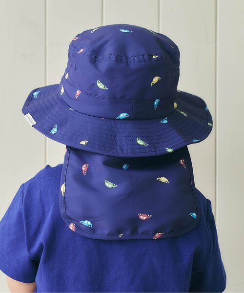 apres les cours（アプレレクール）の「【UVカット/接触冷感】バラエティアウトドアハット（ハット・キッズ・アイボリー/ピンク/ネイビー/ラベンダー/その他3/カーキ・56/54/52/50/48）」の16枚目の写真