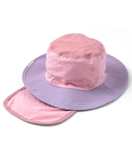 apres les cours（アプレレクール）の「【UVカット/接触冷感】バラエティアウトドアハット（ハット・キッズ・アイボリー/ピンク/ネイビー/ラベンダー/その他3/カーキ・56/54/52/50/48）」の18枚目の写真