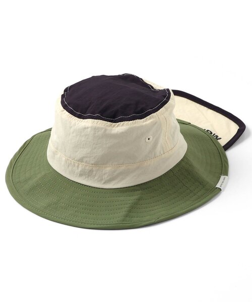 apres les cours（アプレレクール）の「【UVカット/接触冷感】バラエティアウトドアハット（ハット・キッズ・アイボリー/ピンク/ネイビー/ラベンダー/その他3/カーキ・56/54/52/50/48）」の10枚目の写真