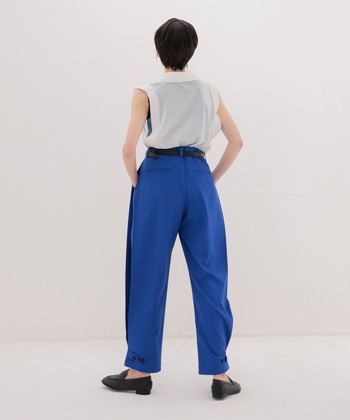DRESSLAVE（ドレスレイブ）の「sheer skipper knit(シアースキッパーニット)（ニット/セーター・レディース・オレンジ/ホワイト・38）」の4枚目の写真