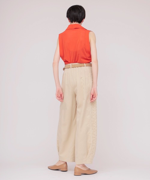 DRESSLAVE（ドレスレイブ）の「sheer skipper knit(シアースキッパーニット)（ニット/セーター・レディース・オレンジ/ホワイト・38）」の11枚目の写真