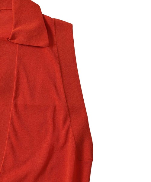 DRESSLAVE（ドレスレイブ）の「sheer skipper knit(シアースキッパーニット)（ニット/セーター・レディース・オレンジ/ホワイト・38）」の13枚目の写真