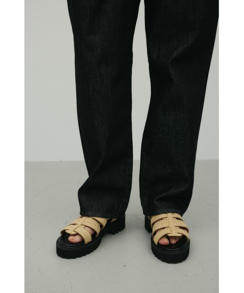 STYLEMIXER(スタイルミキサー)の「ランタンデニム(デニムパンツ・レディース・ブルー/ブラック・SMALL/MEDIUM)」の8枚目の写真