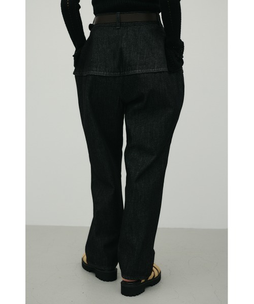 STYLEMIXER(スタイルミキサー)の「ランタンデニム(デニムパンツ・レディース・ブルー/ブラック・SMALL/MEDIUM)」の9枚目の写真