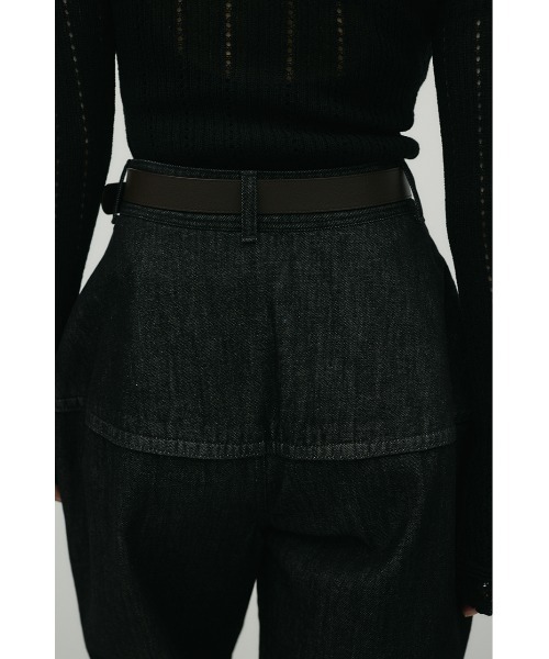 STYLEMIXER(スタイルミキサー)の「ランタンデニム(デニムパンツ・レディース・ブルー/ブラック・SMALL/MEDIUM)」の10枚目の写真