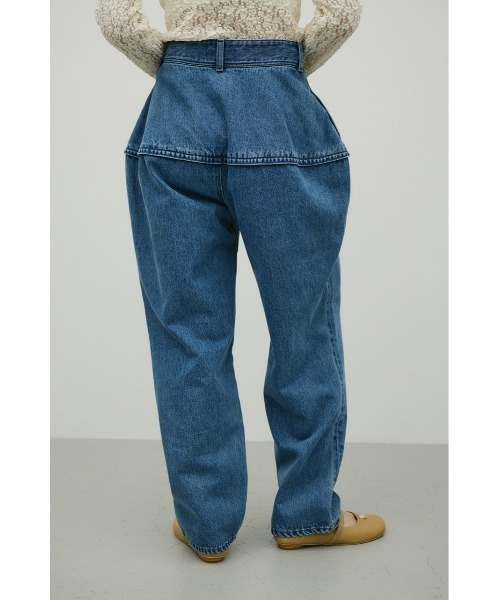 STYLEMIXER(スタイルミキサー)の「ランタンデニム(デニムパンツ・レディース・ブルー/ブラック・SMALL/MEDIUM)」の18枚目の写真