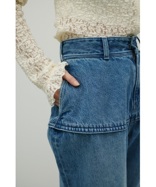 STYLEMIXER(スタイルミキサー)の「ランタンデニム(デニムパンツ・レディース・ブルー/ブラック・SMALL/MEDIUM)」の20枚目の写真