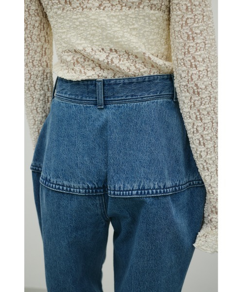 STYLEMIXER(スタイルミキサー)の「ランタンデニム(デニムパンツ・レディース・ブルー/ブラック・SMALL/MEDIUM)」の22枚目の写真