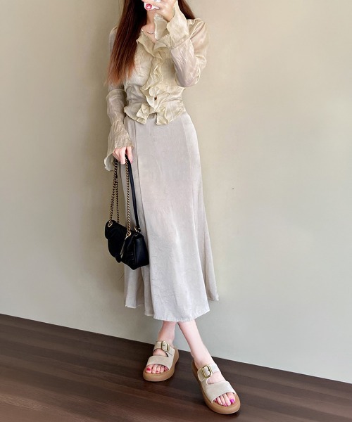 Miniministore(ミニミニストア)の「厚底 ミュールサンダル レディース 夏(サンダル・レディース・ライトベージュ/キャメル/ブラック・22.5cm/23.0cm/23.5cm/24.0cm/24.5cm/25.0cm)」の8枚目の写真