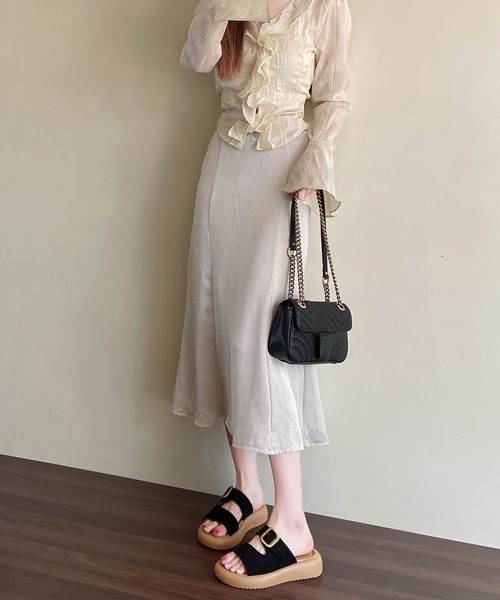 Miniministore(ミニミニストア)の「厚底 ミュールサンダル レディース 夏(サンダル・レディース・ライトベージュ/キャメル/ブラック・22.5cm/23.0cm/23.5cm/24.0cm/24.5cm/25.0cm)」の12枚目の写真