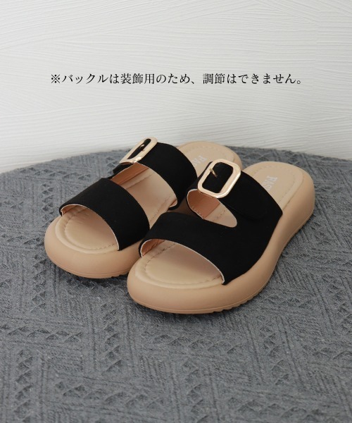 Miniministore(ミニミニストア)の「厚底 ミュールサンダル レディース 夏(サンダル・レディース・ライトベージュ/キャメル/ブラック・22.5cm/23.0cm/23.5cm/24.0cm/24.5cm/25.0cm)」の18枚目の写真