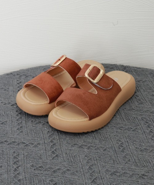 Miniministore(ミニミニストア)の「厚底 ミュールサンダル レディース 夏(サンダル・レディース・ライトベージュ/キャメル/ブラック・22.5cm/23.0cm/23.5cm/24.0cm/24.5cm/25.0cm)」の20枚目の写真