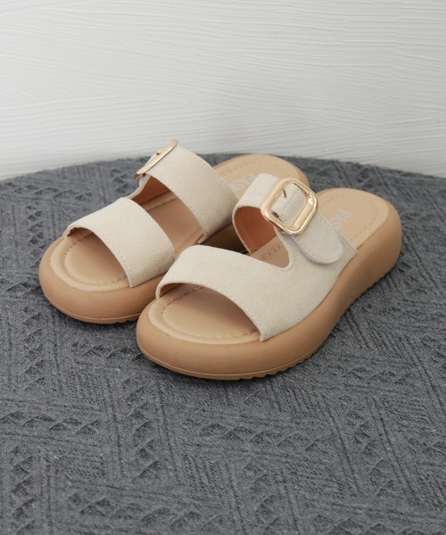 Miniministore(ミニミニストア)の「厚底 ミュールサンダル レディース 夏(サンダル・レディース・ライトベージュ/キャメル/ブラック・22.5cm/23.0cm/23.5cm/24.0cm/24.5cm/25.0cm)」の22枚目の写真