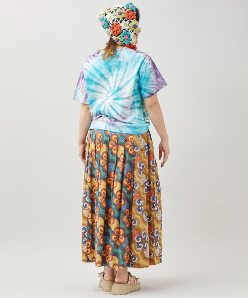 チャイハネ（チャイハネ）の「【チャイハネ】イジェオマスカート（スカート・レディース・グリーン/ピンク・FREE）」の13枚目の写真