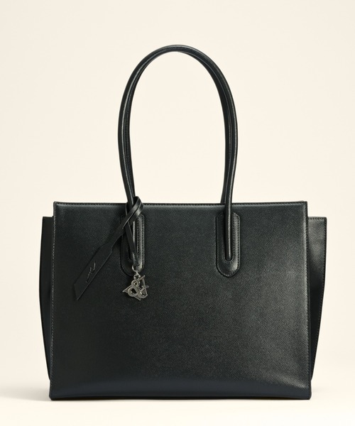 W&.Day/Night(ダブルアンド デイナイト)の「スムーク トートバッグ A4収納 11L 19192(トートバッグ・レディース・ダークグレー/ブラック・FREE)」の22枚目の写真