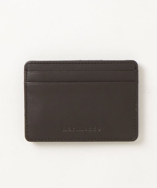 marimekko 黒 レザー 名刺入れ マリメッコ カード入れ Unikko / Card Holder（カードケース）｜marimekko（マリメッコ）の