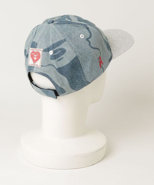 AAPE BY A BATHING APE（エーエイプバイアベイシングエイプ）の「AAPE MAIN CAP（キャップ・メンズ・ブルー系その他2・FREE）」の5枚目の写真