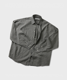 BRANDED（ブランデッド）の「SQUARE OVERSIZED CHECK SHIRT [ASH GRAY]（シャツ/ブラウス）」