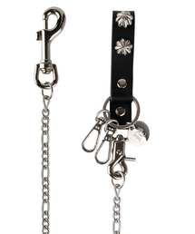 RSSC（アールエスエスシー）の「CONCHO LEATHER STRAP KEYCHAIN - BLACK（キーケース/キーアクセサリー）」