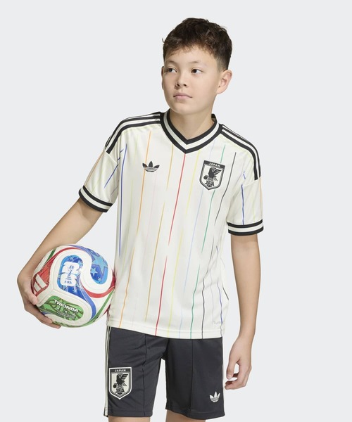 adidas(アディダス)の「キッズ アディダス サッカー日本代表 2026 アウェイ レプリカ ユニフォーム / ジャージ / アディダス adidas(ジャージ・キッズ・ホワイト・130/140/150/160)」の11枚目の写真