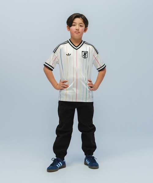 adidas(アディダス)の「キッズ アディダス サッカー日本代表 2026 アウェイ レプリカ ユニフォーム / ジャージ / アディダス adidas(ジャージ・キッズ・ホワイト・130/140/150/160)」の7枚目の写真