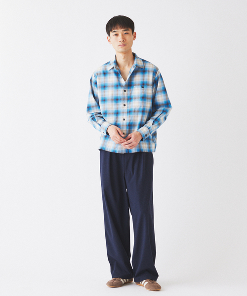 JOURNAL STANDARD relume(ジャーナルスタンダード レリューム)の「カラー オンブレ ワークシャツ(シャツ/ブラウス・メンズ・イエロー/ブラック/レッド/ブルー系その他・LARGE/MEDIUM)」の17枚目の写真