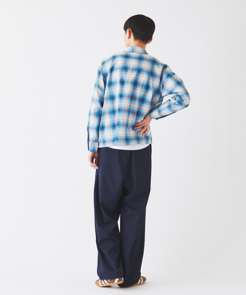 JOURNAL STANDARD relume(ジャーナルスタンダード レリューム)の「カラー オンブレ ワークシャツ(シャツ/ブラウス・メンズ・イエロー/ブラック/レッド/ブルー系その他・LARGE/MEDIUM)」の15枚目の写真