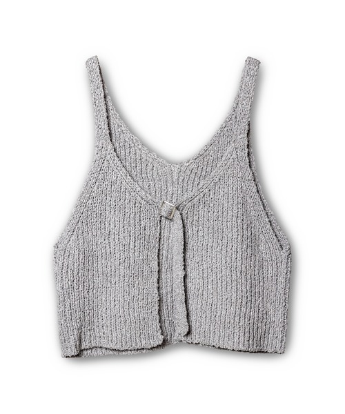 OSMOSIS(オズモーシス)の「2WAYリブニットビスチェ(ベスト・レディース・アイボリー/ブラック/グレー・ONE SIZE)」の9枚目の写真