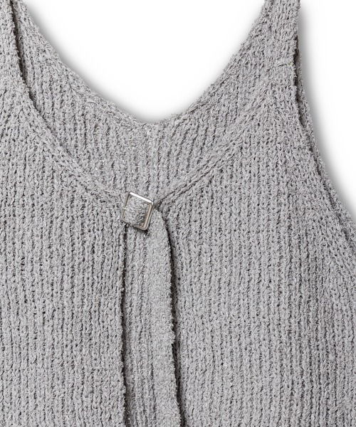 OSMOSIS(オズモーシス)の「2WAYリブニットビスチェ(ベスト・レディース・アイボリー/ブラック/グレー・ONE SIZE)」の10枚目の写真