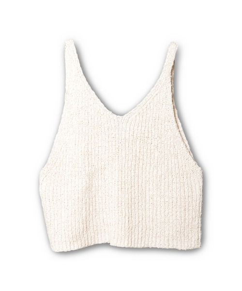 OSMOSIS(オズモーシス)の「2WAYリブニットビスチェ(ベスト・レディース・アイボリー/ブラック/グレー・ONE SIZE)」の11枚目の写真