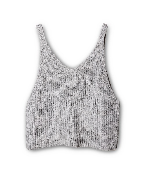 OSMOSIS(オズモーシス)の「2WAYリブニットビスチェ(ベスト・レディース・アイボリー/ブラック/グレー・ONE SIZE)」の12枚目の写真