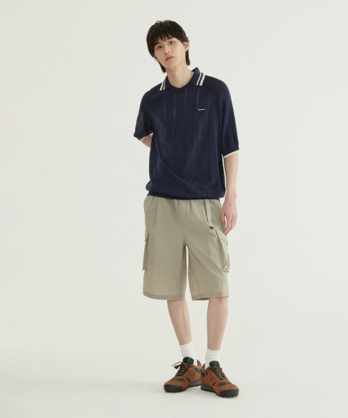 COVERNAT(カバーナット)の「スキッパーカラー ハーフニット グリーン(ニット/セーター・レディース・その他・SMALL/MEDIUM/LARGE/X-LARGE)」の8枚目の写真