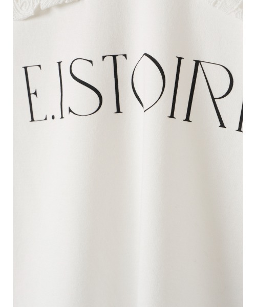 EIMY ISTOIRE(エイミーイストワール)の「EIMY SIGNATURE LACE TEE(Tシャツ/カットソー・レディース・ホワイト/ブラック/ピンクベージュ/チャコールグレー・F)」の17枚目の写真