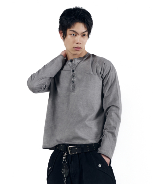 AAKAM(アーカム)の「Dust Henry Neck Long Sleeve (Gray)(Tシャツ/カットソー・レディース・その他・1/2)」の14枚目の写真
