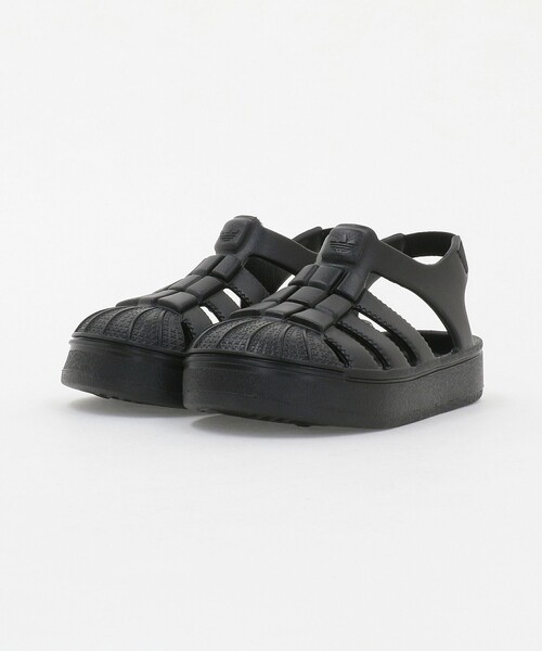 adidas Originals（アディダスオリジナルス）の「＜adidas Originals＞SST サンダル / キッズ 14cm-16cm（サンダル・キッズ・ブラック・16cm/14cm/15cm）」の2枚目の写真